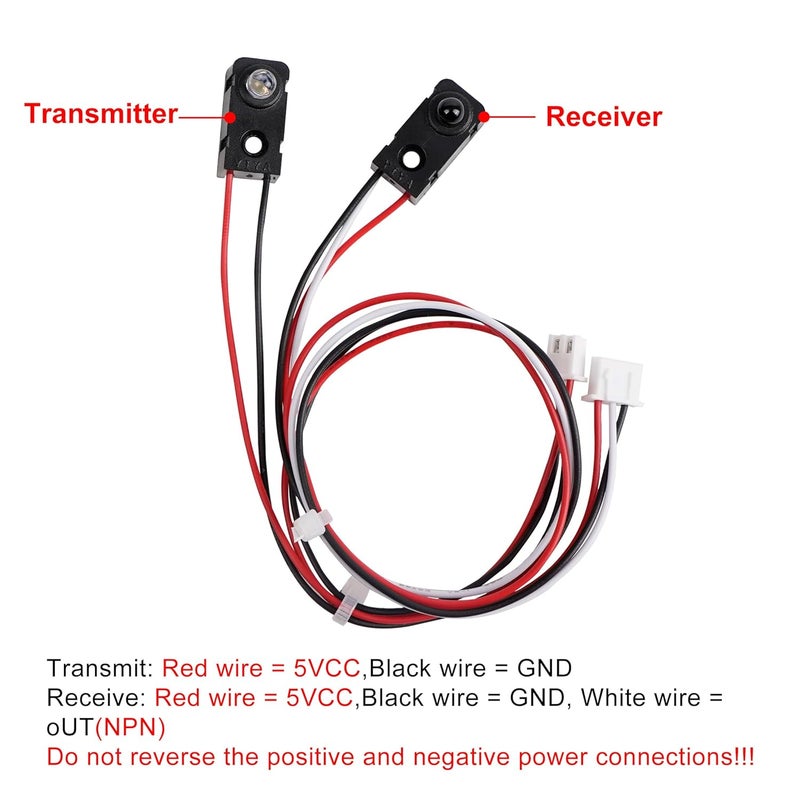 Treedix حساس شعاع كسر الأشعة 5MM LED وحدة العد مفتاح ضوئي عبر الشعاع - Image 5